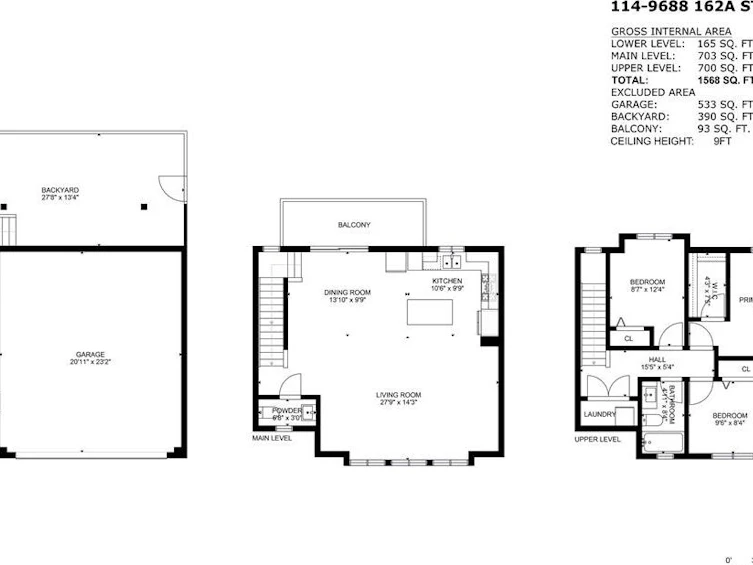 114-9688 162a Street, Surrey, BC, V4N 6V3 - 9