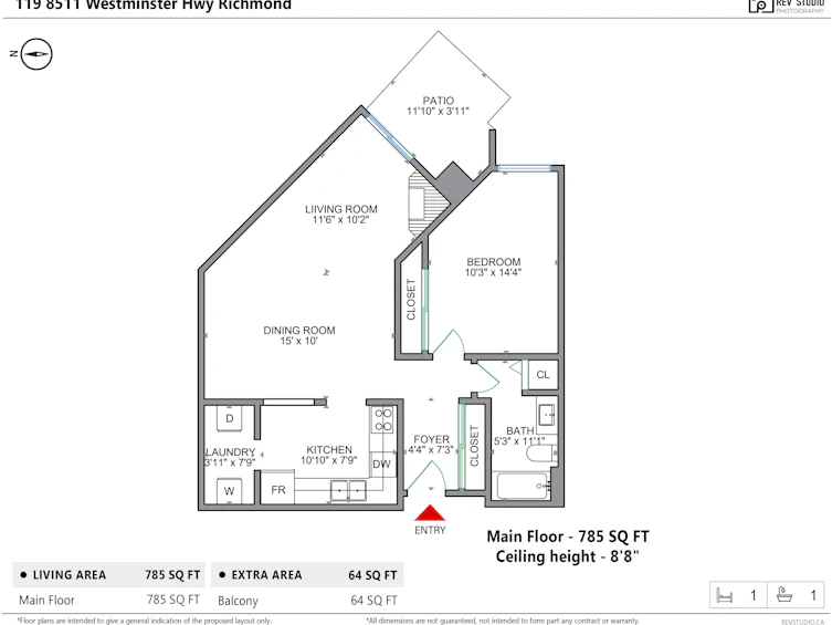 119-8511 Westminster Highway, Richmond, BC, V6X 3H7 - 23
