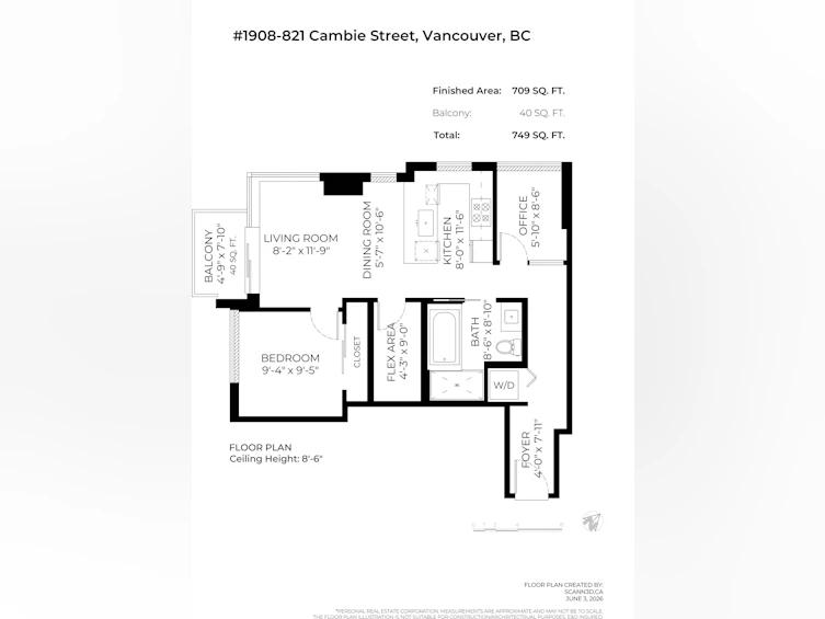 1908-821 Cambie Street, Vancouver, BC, V6B 0E3 - 38