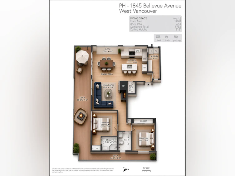 PH-1845 Bellevue Avenue, West Vancouver, BC, V7V 1B2 - 39