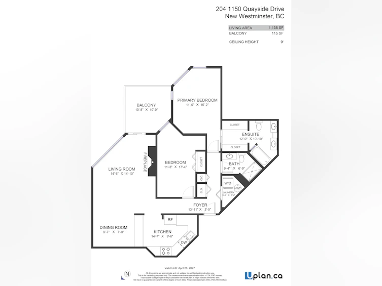 204-1150 Quayside Drive, New Westminster, BC, V3M 6E1 - 34