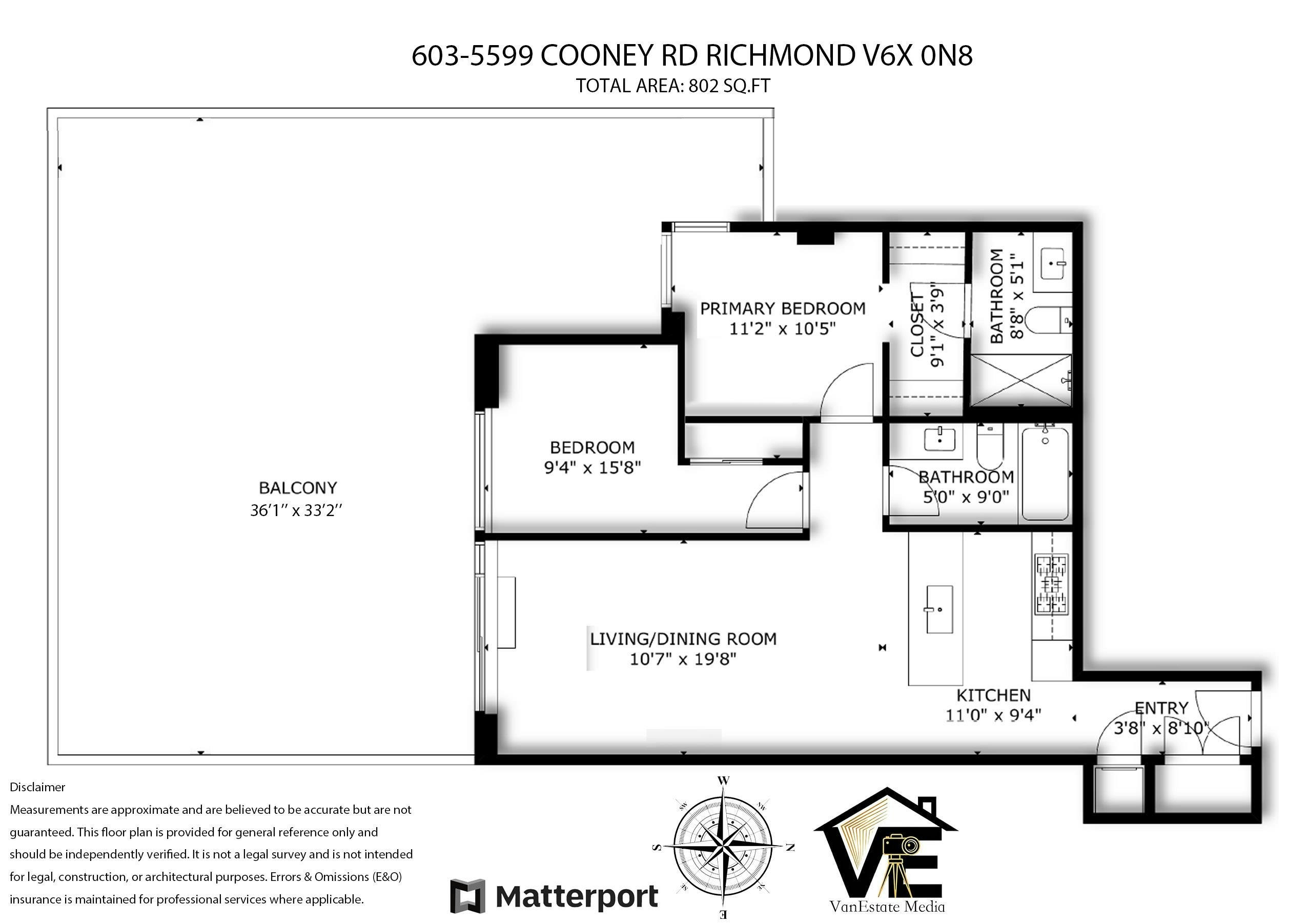 603-5599 Cooney Road, Richmond, BC, V6X 0N8