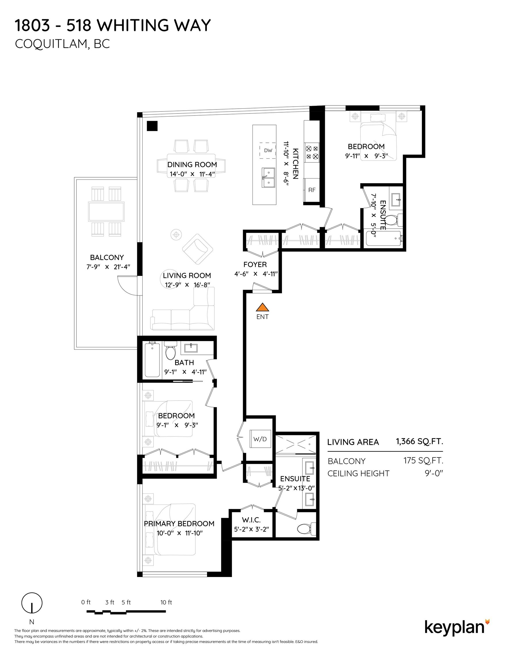 1803-518 Whiting Way, Coquitlam, BC, V3J 0H7 - 22