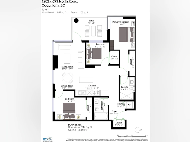 1202-691 North Road, Burnaby, BC, V3J 0H9 - 32