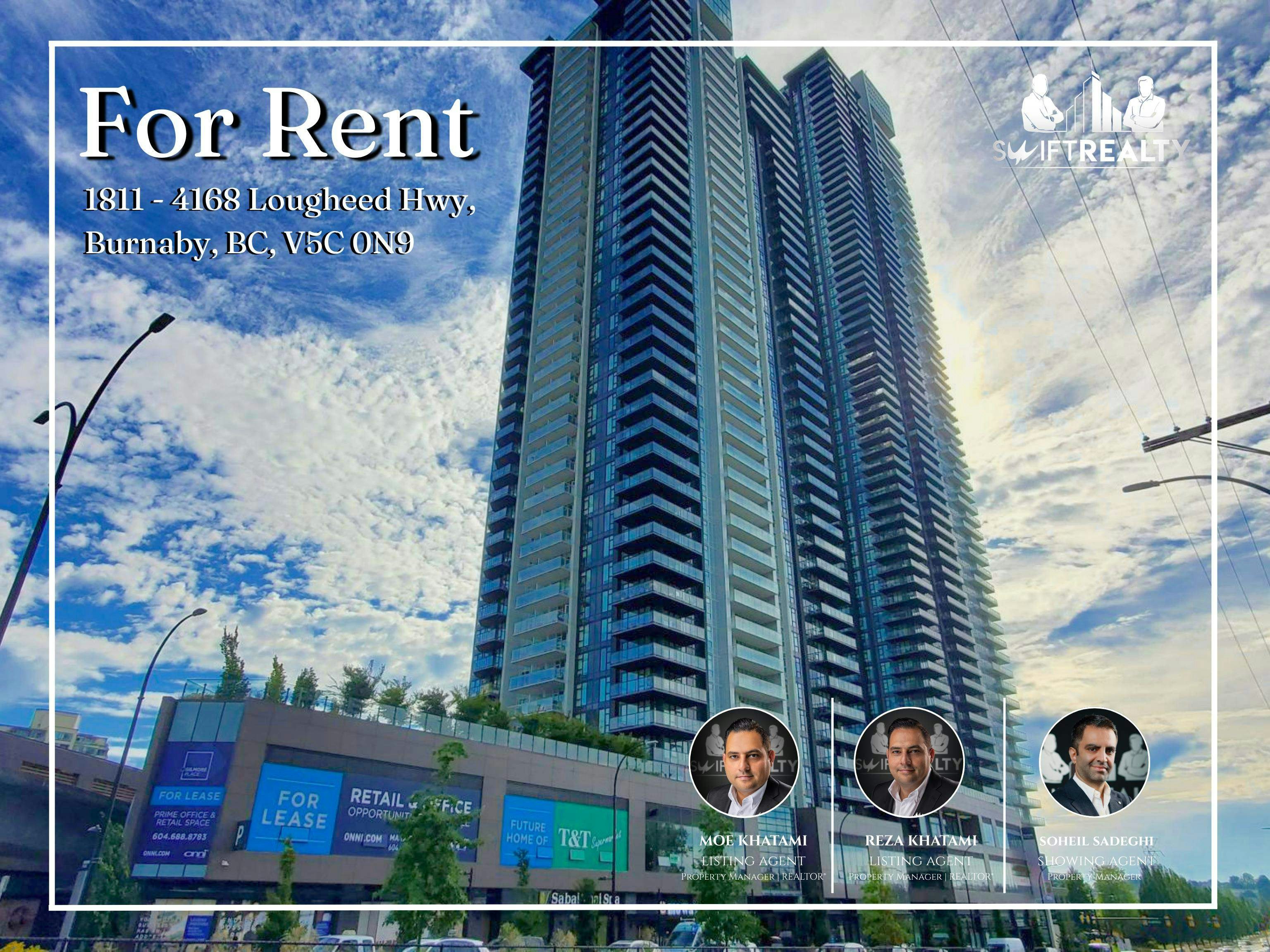 1811-4168 Lougheed Highway, Burnaby, BC, V5C 0N9