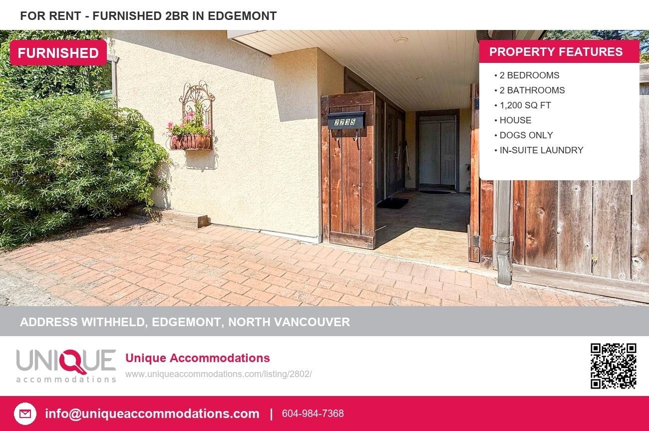 Withheld Withheld, North Vancouver, BC, V7P 2J7