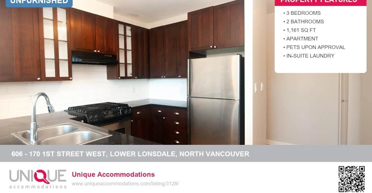 606-170 W 1st Street, North Vancouver, BC, V7M 3P2