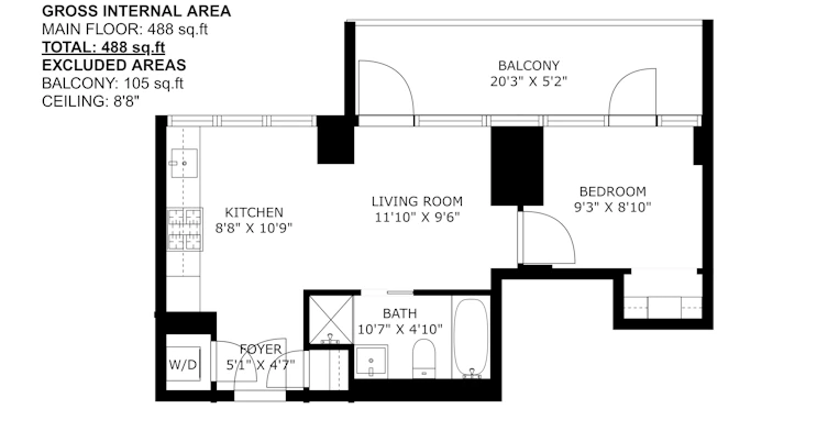 1907-1480 Howe Street, Vancouver, BC, V6Z 0G5 - 20