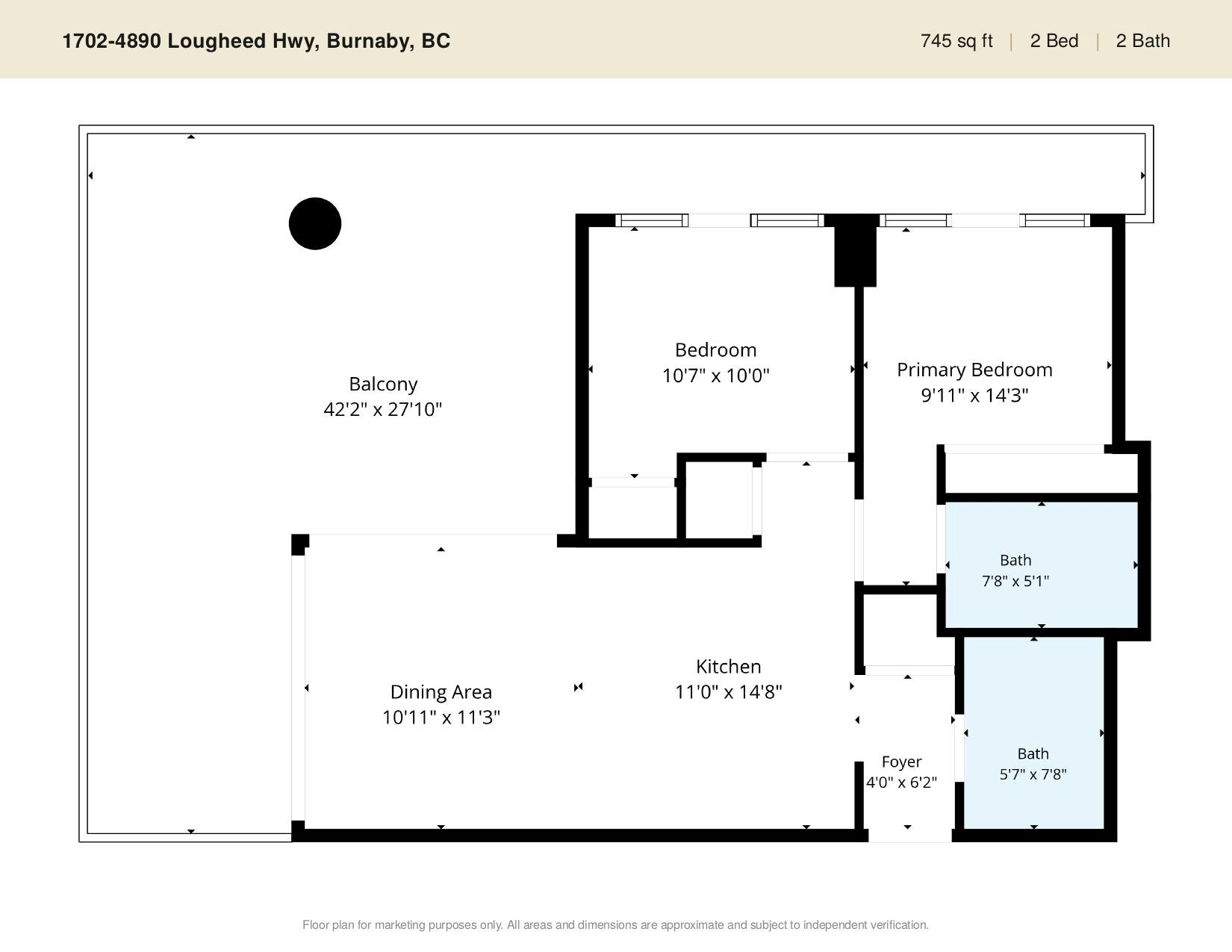 1702-4890 Lougheed Highway, Burnaby, BC, V5C 0N2 - 22