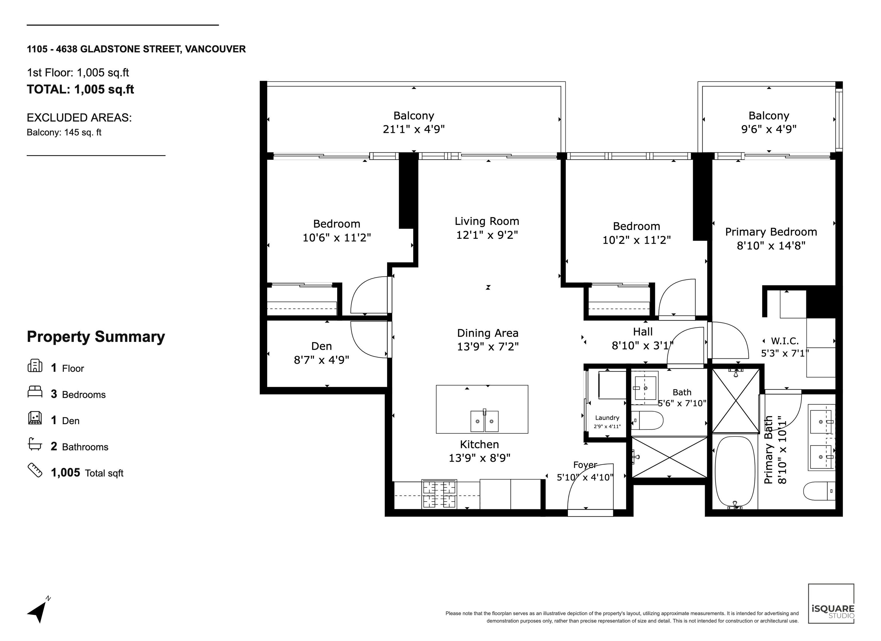 1105-4638 Gladstone Street, Vancouver, BC, V5N 0G5 - 40