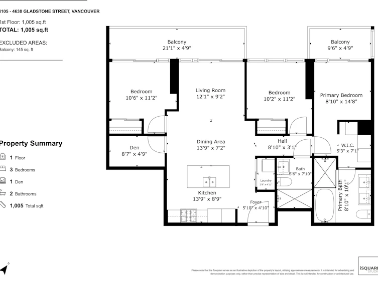 1105-4638 Gladstone Street, Vancouver, BC, V5N 0G5 - 40