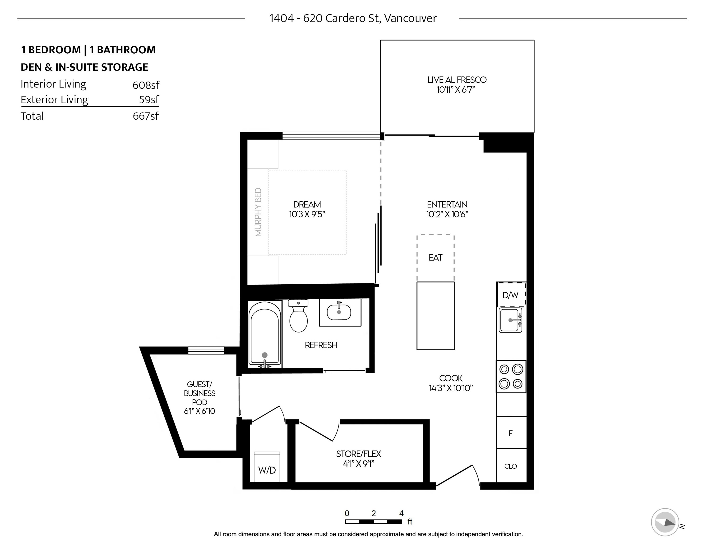 1404-620 Cardero Street, Vancouver, BC, V6G 0C7 - 29