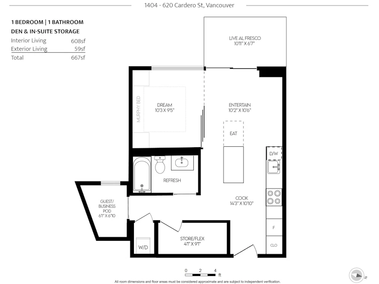 1404-620 Cardero Street, Vancouver, BC, V6G 0C7 - 29