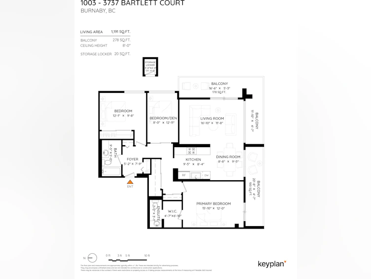 1003-3737 Bartlett Court, Burnaby, BC, V3J 7E3 - 3
