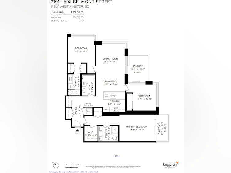 2101-608 Belmont Street, New Westminster, BC, V3M 0G8 - 40