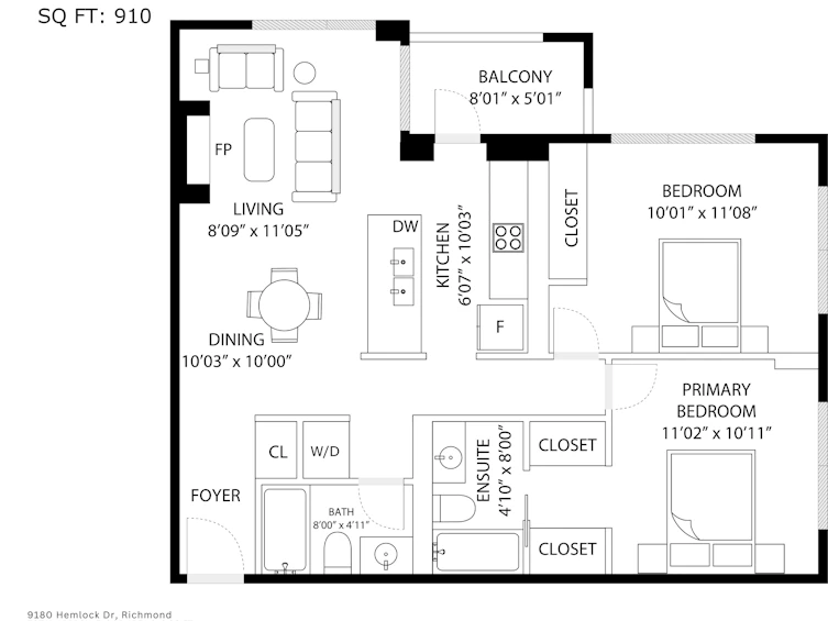 202-9180 Hemlock Drive, Richmond, BC, V6Y 4J5 - 4