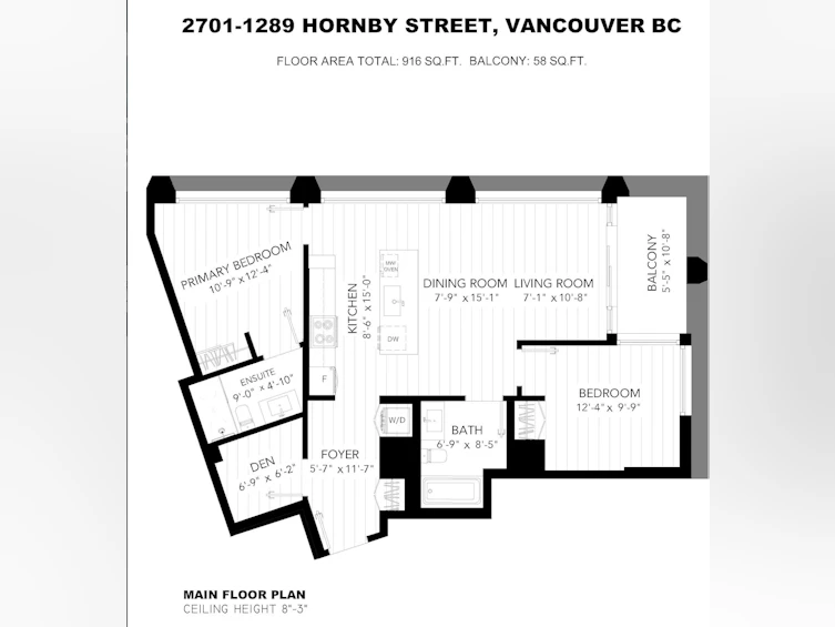 2701-1289 Hornby Street, Vancouver, BC, V6Z 0G7 - 20