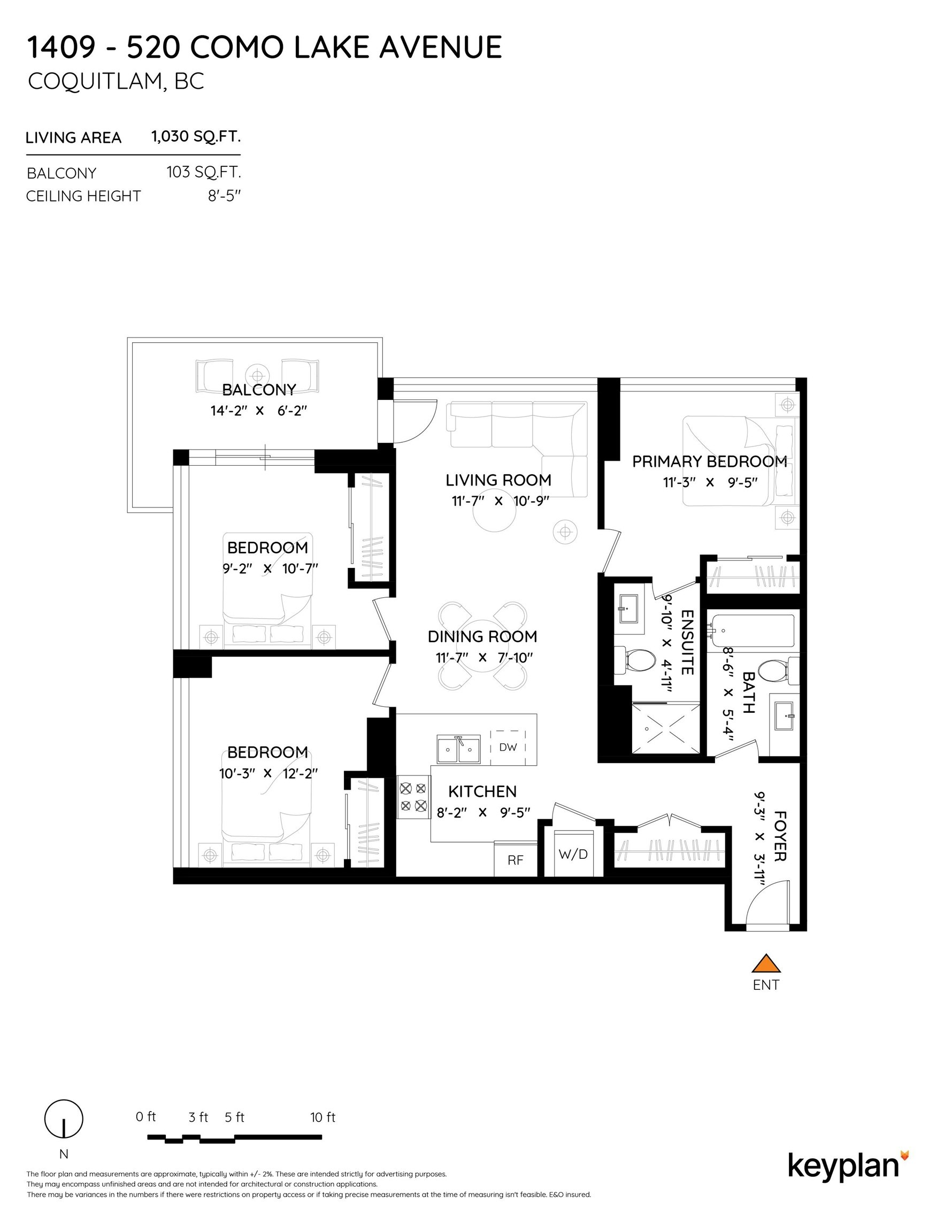 1409-520 Como Lake Avenue, Coquitlam, BC, V3J 0E8 - 40