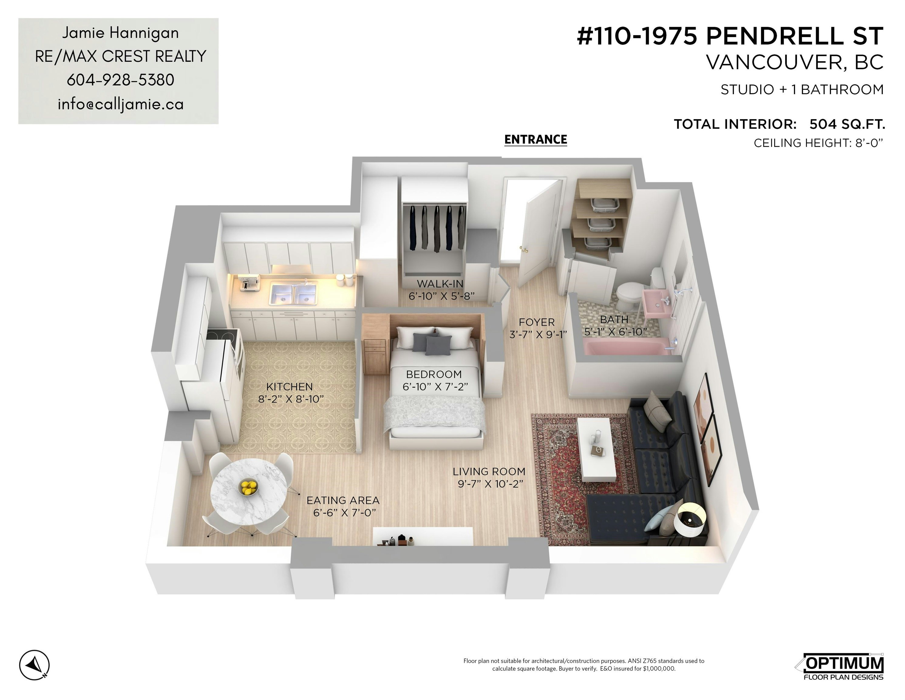 110-1975 Pendrell Street, Vancouver, BC, V6G 1T6