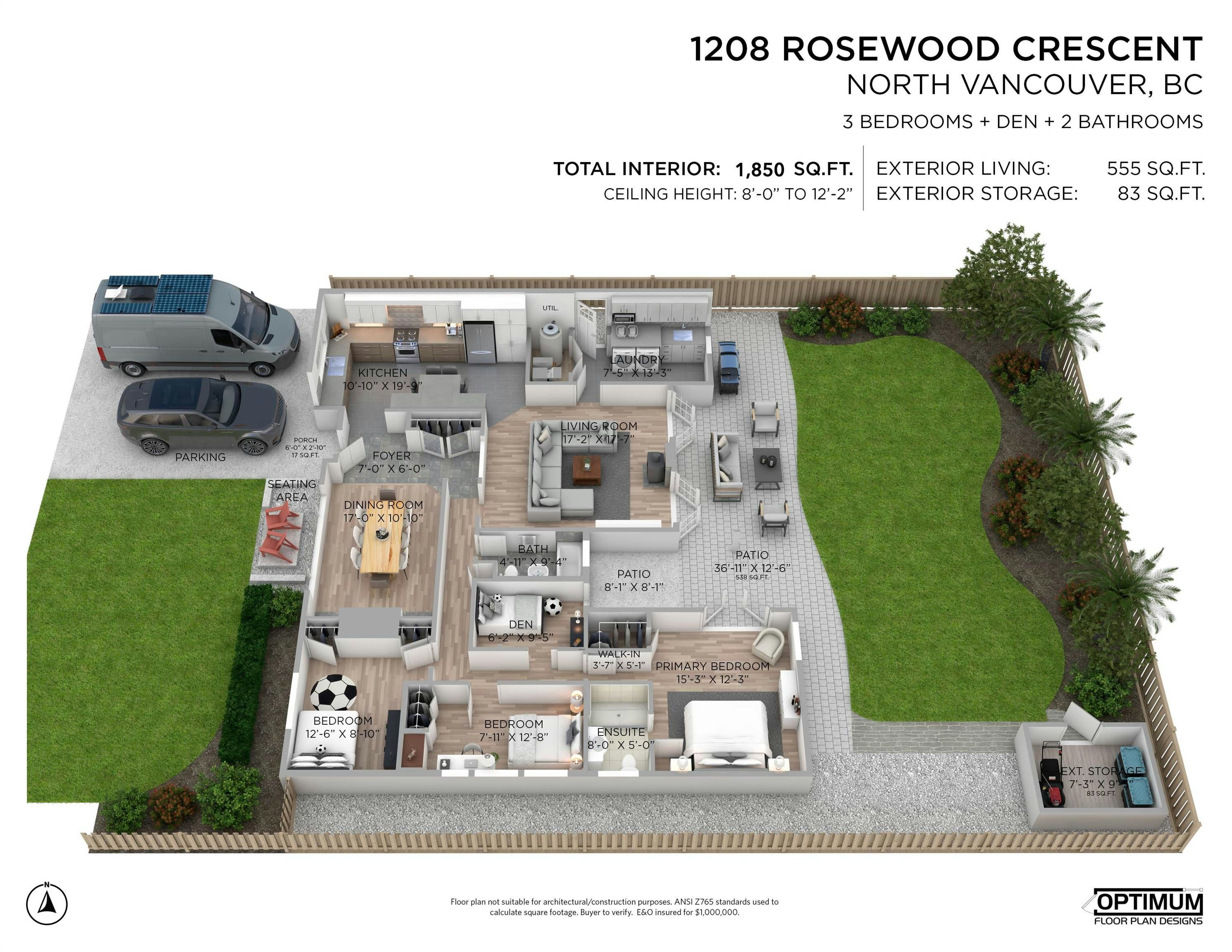 1208 Rosewood Crescent, North Vancouver, BC, V7P 1H4 - 29