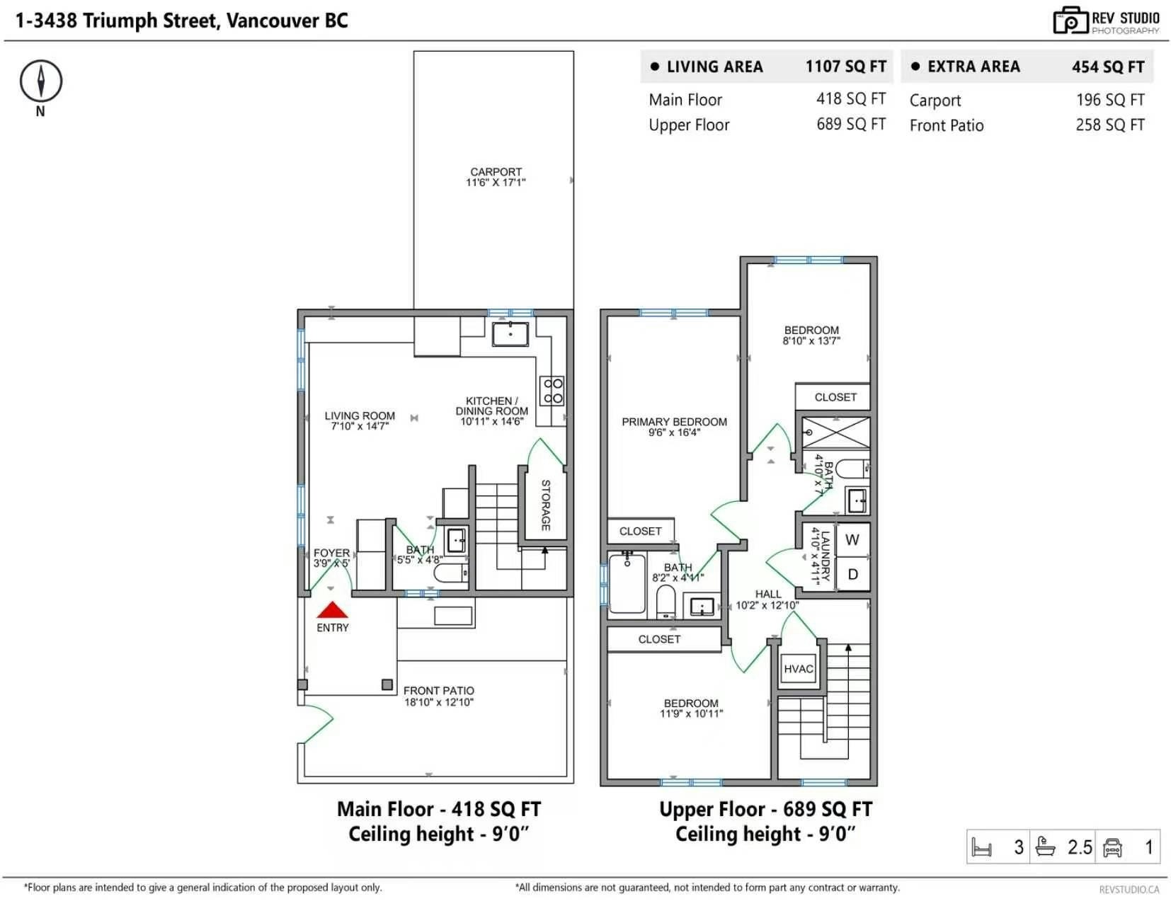 1-3438 Triumph Street, Vancouver, BC, V5K 1T8