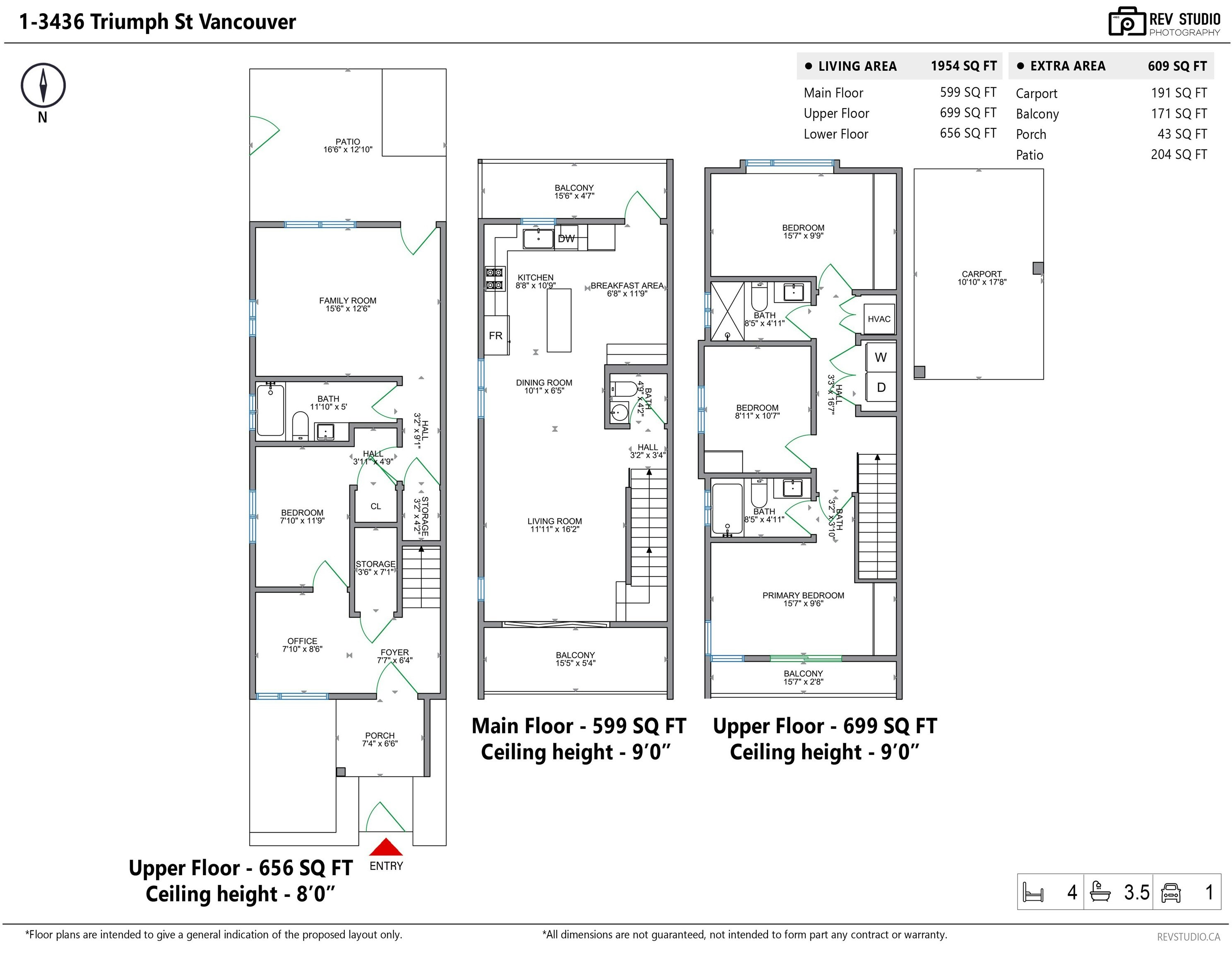 1-3436 Triumph Street, Vancouver, BC, V5K 1T8