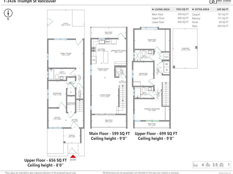 1-3436 Triumph Street, Vancouver, BC, V5K 1T8 - 2