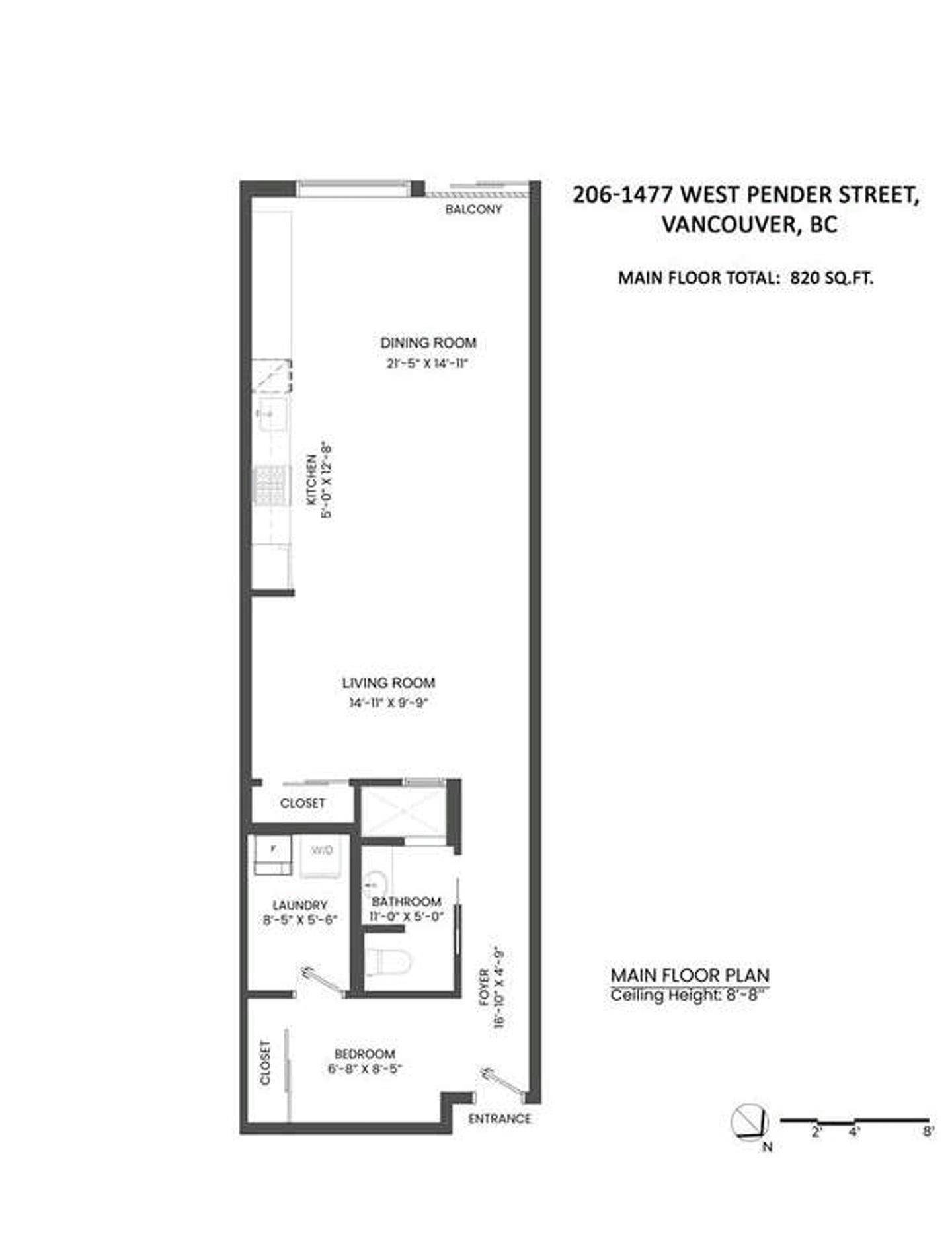 206-1477 W Pender Street, Vancouver, BC, V6G 2S3 - 9