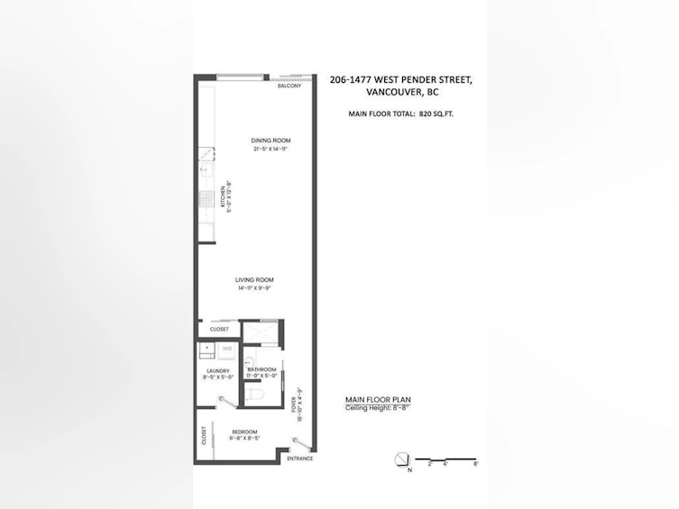 206-1477 W Pender Street, Vancouver, BC, V6G 2S3 - 9