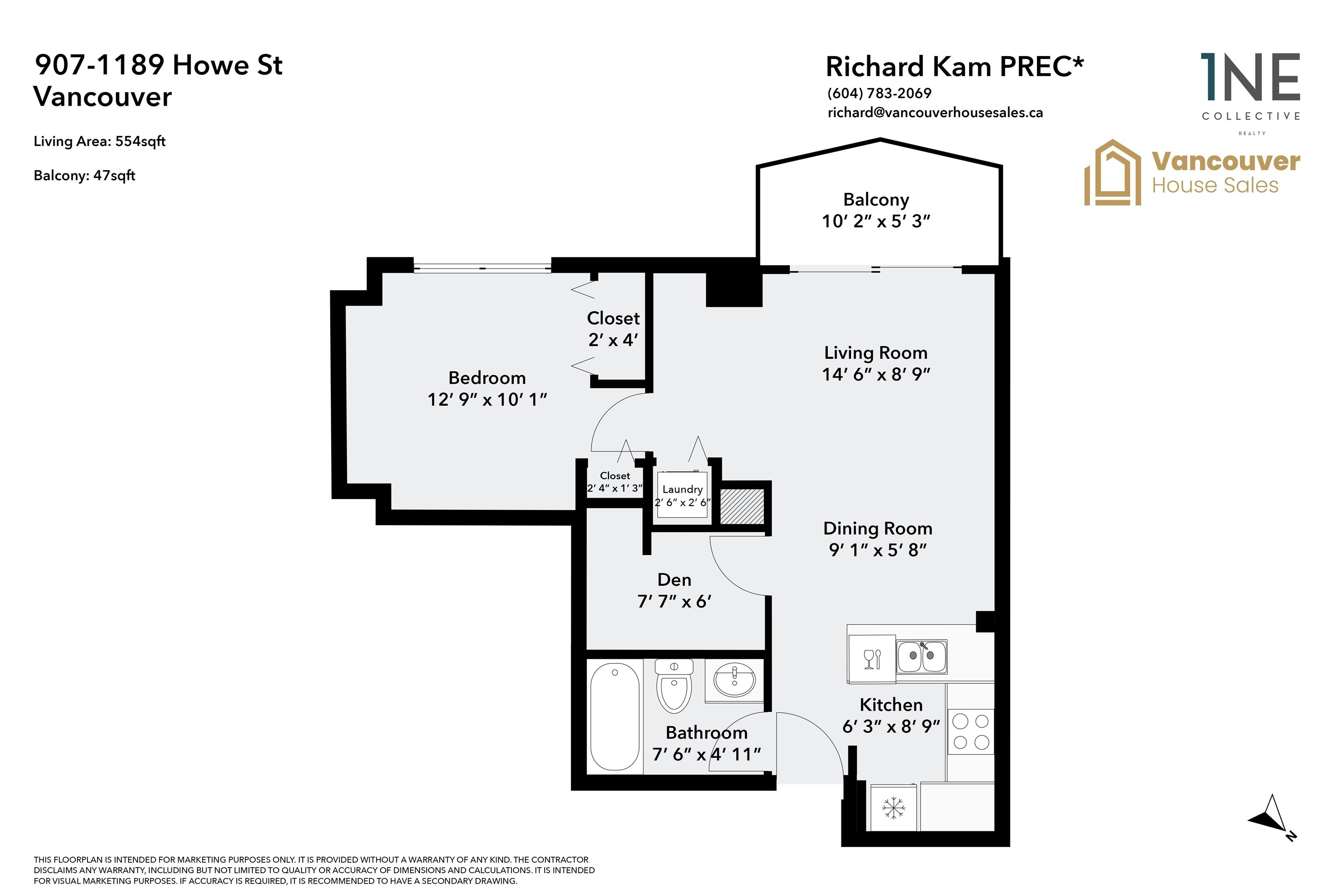 907-1189 Howe Street, Vancouver, BC, V6Z 2X4 - 36