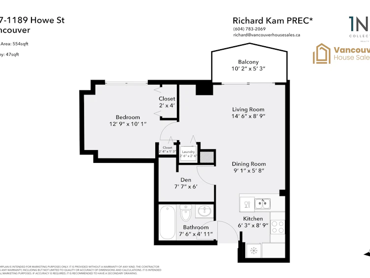 907-1189 Howe Street, Vancouver, BC, V6Z 2X4 - 36