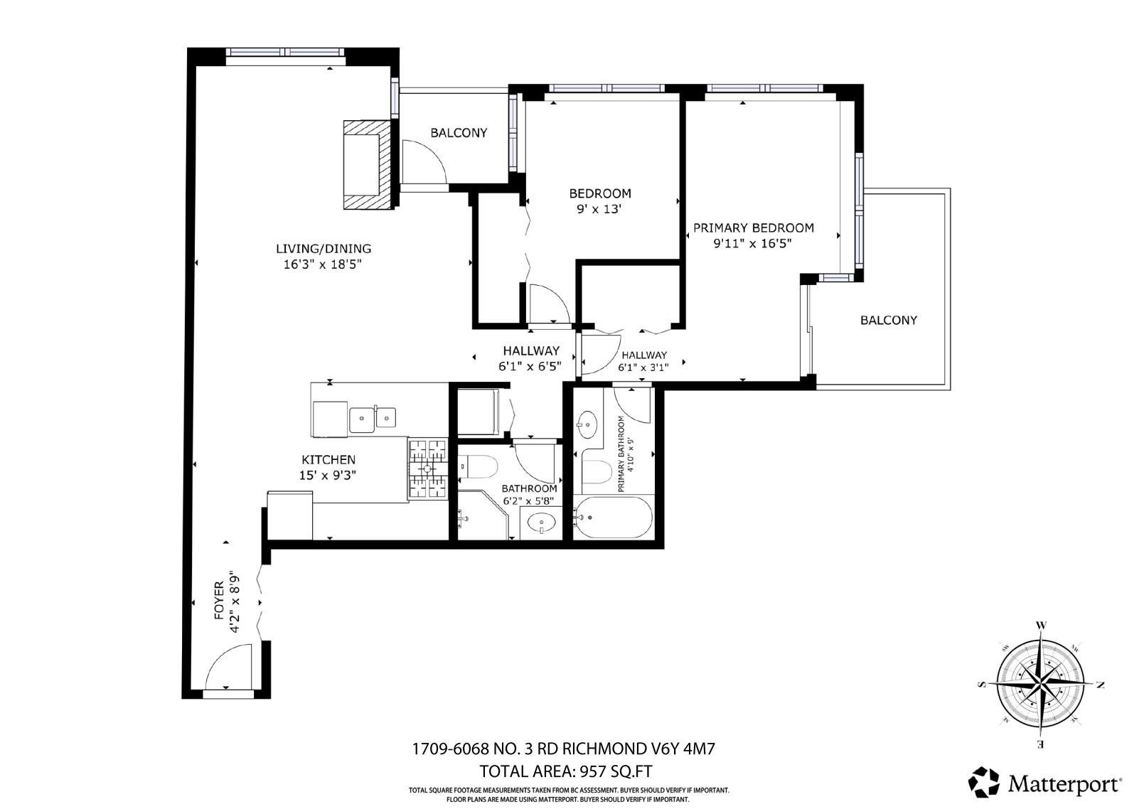 1709-6068 No. 3 Road, Richmond, BC, V6Y 4M7 - 32