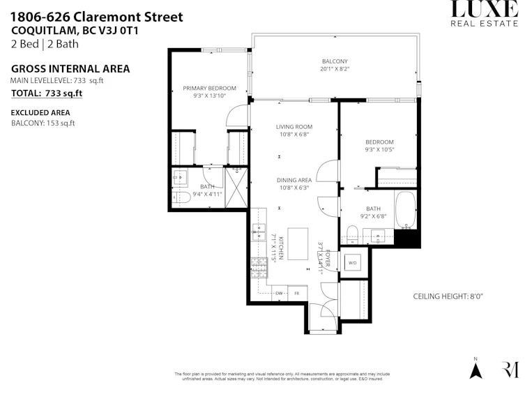 1806-626 Claremont Street, Coquitlam, BC, V3J 0T1 - 36