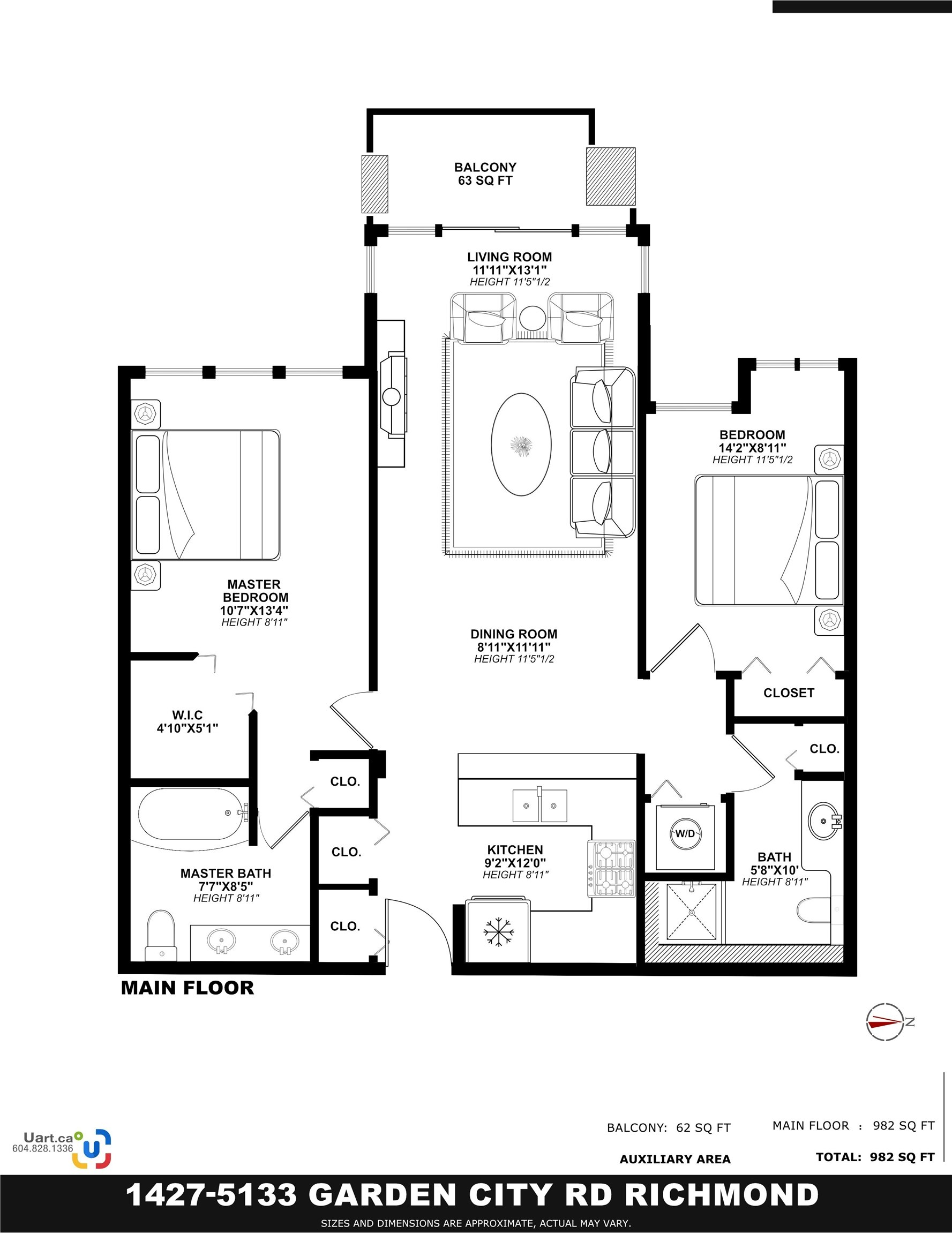 1427-5133 Garden City Road, Richmond, BC, V6X 4H9 - 20