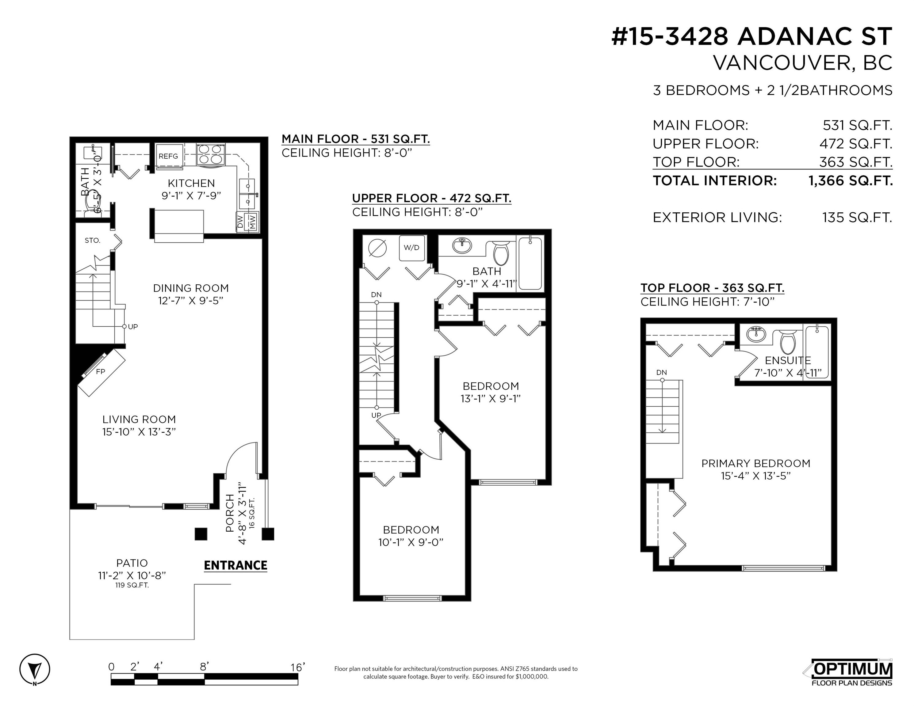15-3428 Adanac Street, Vancouver, BC, V5K 5H5 - 15