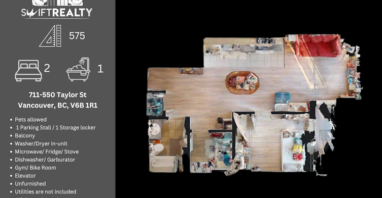 711-550 Taylor St. Street, Vancouver, BC, V6B 1R1 - 14