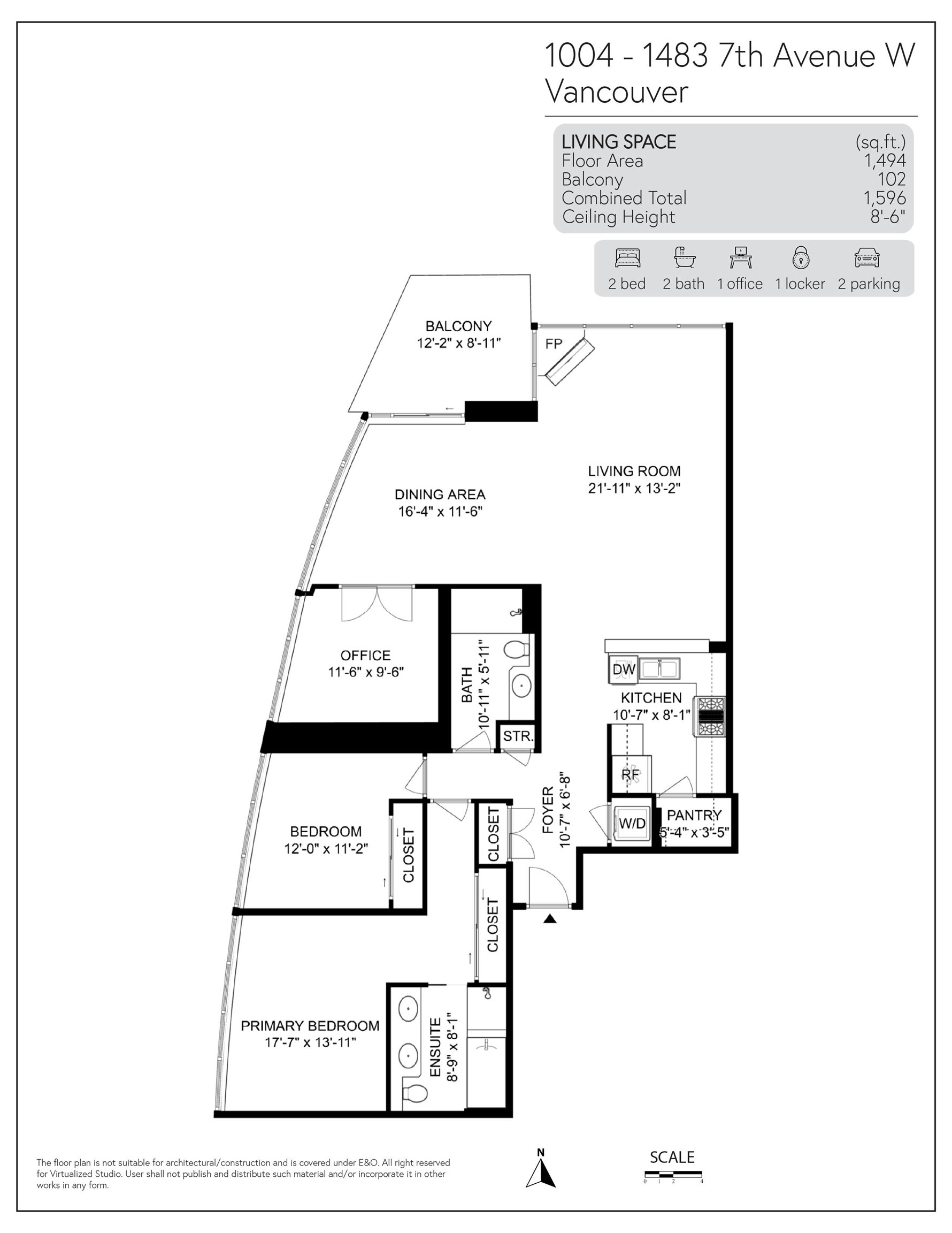 1004-1483 W 7th Avenue, Vancouver, BC, V6H 4H6 - 40