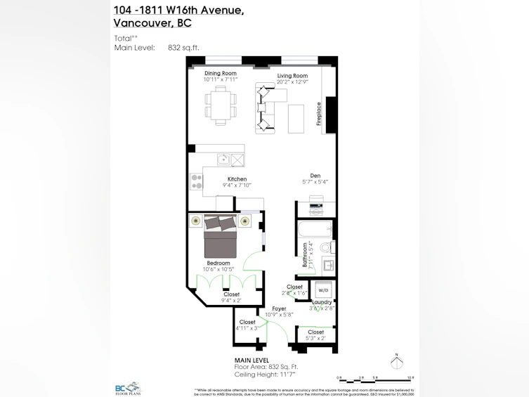 104-1811 W 16th Avenue, Vancouver, BC, V6J 2M3 - 35