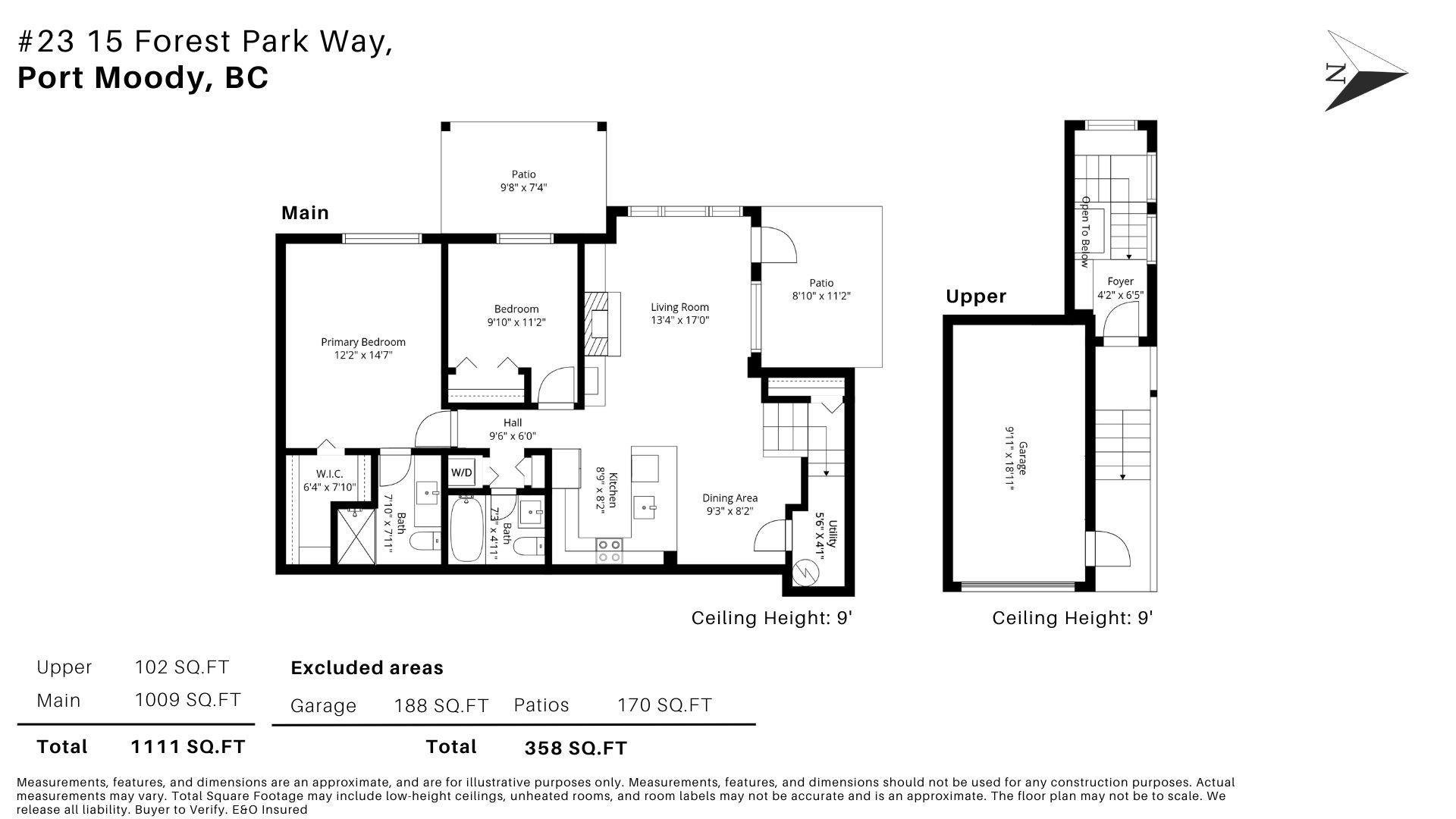 23-15 Forest Park Way, Port Moody, BC, V3H 5G7 - 40