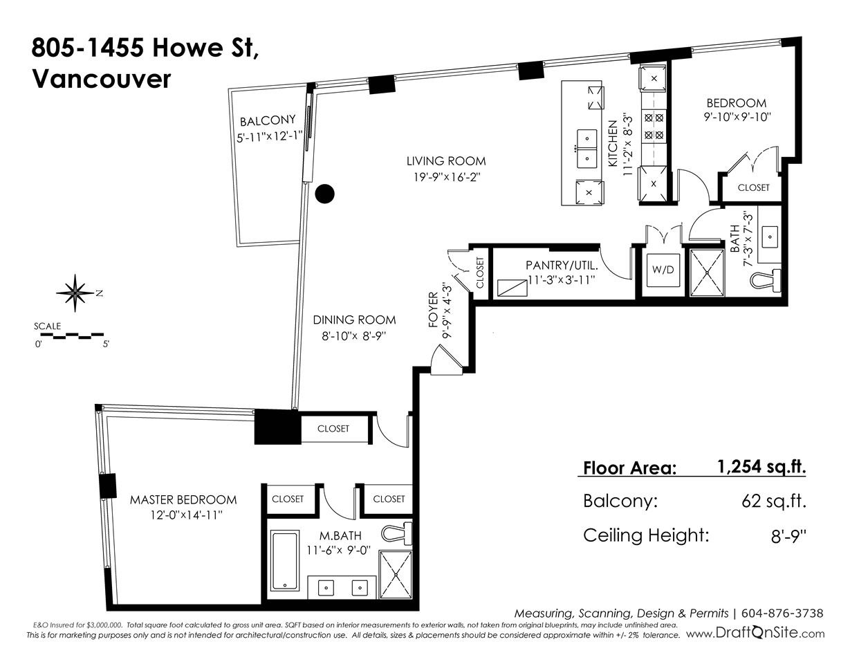 805-1455 Howe Street, Vancouver, BC, V6Z 1C2 - 40