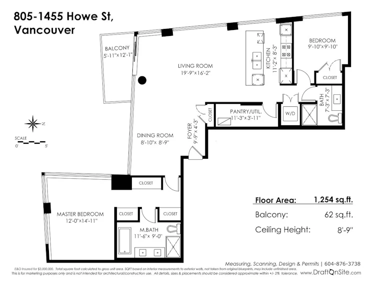 805-1455 Howe Street, Vancouver, BC, V6Z 1C2 - 40