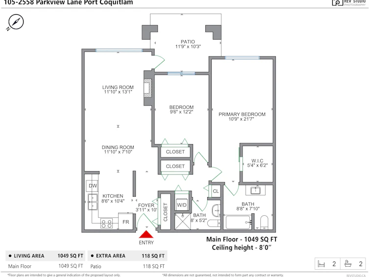 105-2558 Parkview Lane, Port Coquitlam, BC, V3C 6L8 - 2