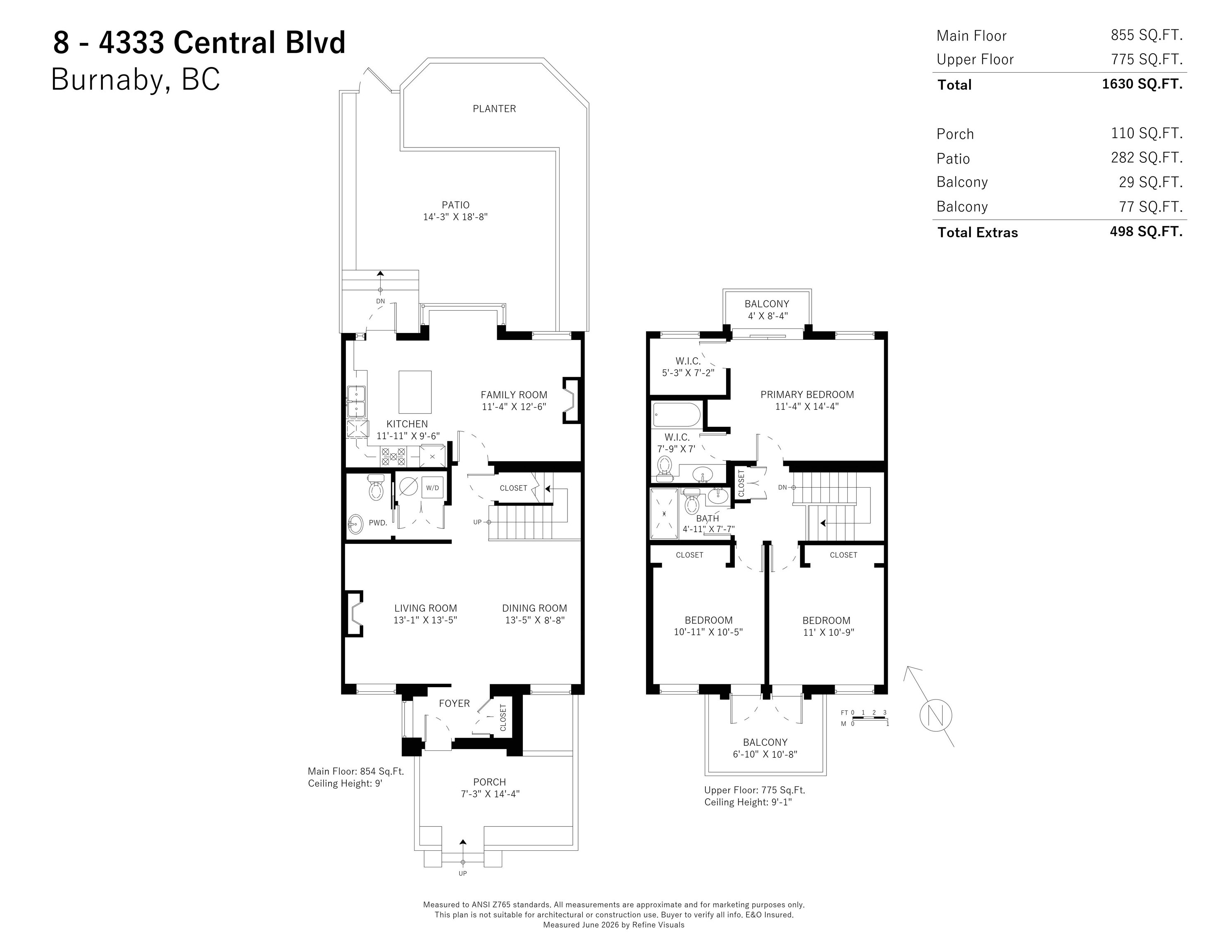 8-4333 Central Boulevard, Burnaby, BC, V5H 4W8 - 40