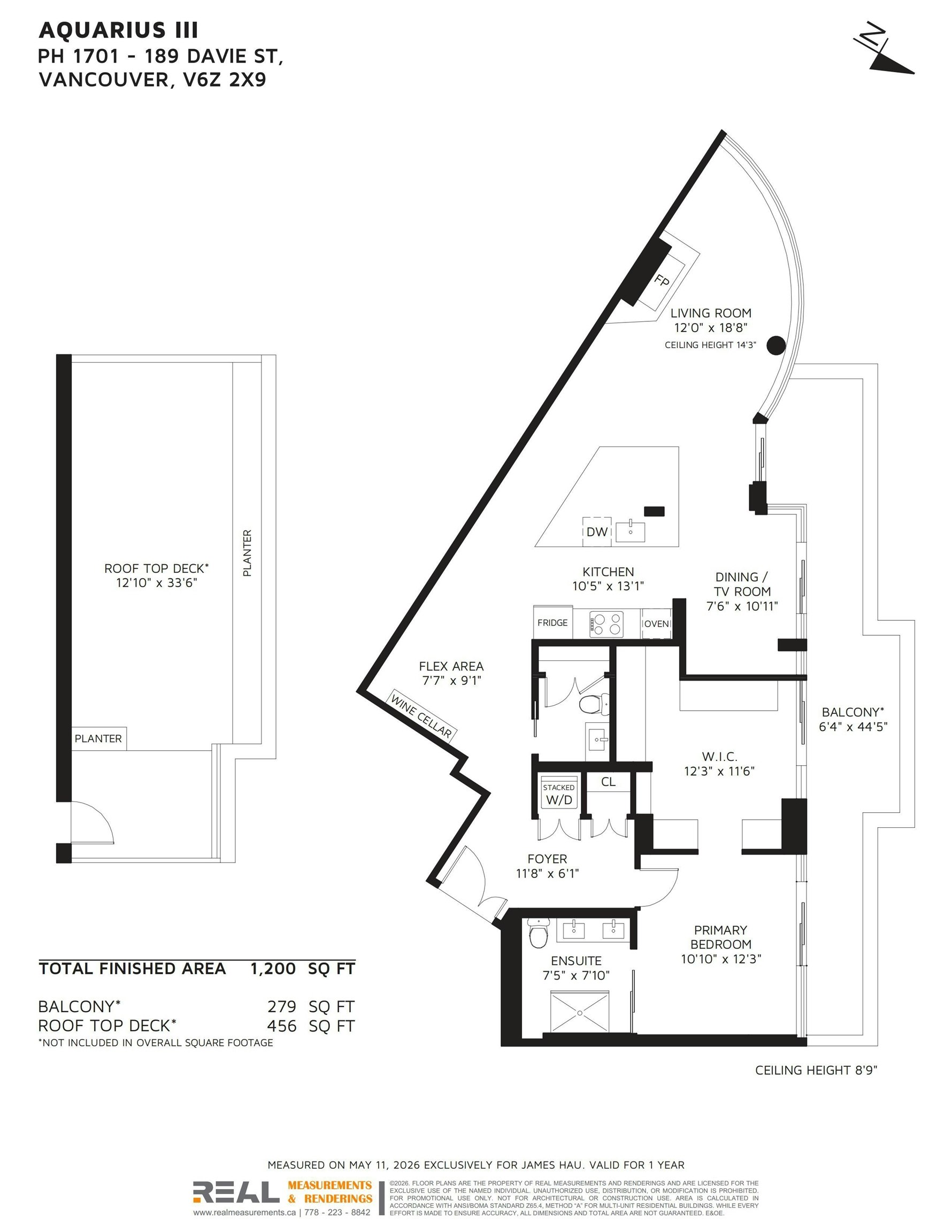PH 1701-189 Davie Street, Vancouver, BC, V6Z 2X9 - 40
