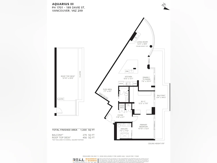 PH 1701-189 Davie Street, Vancouver, BC, V6Z 2X9 - 40