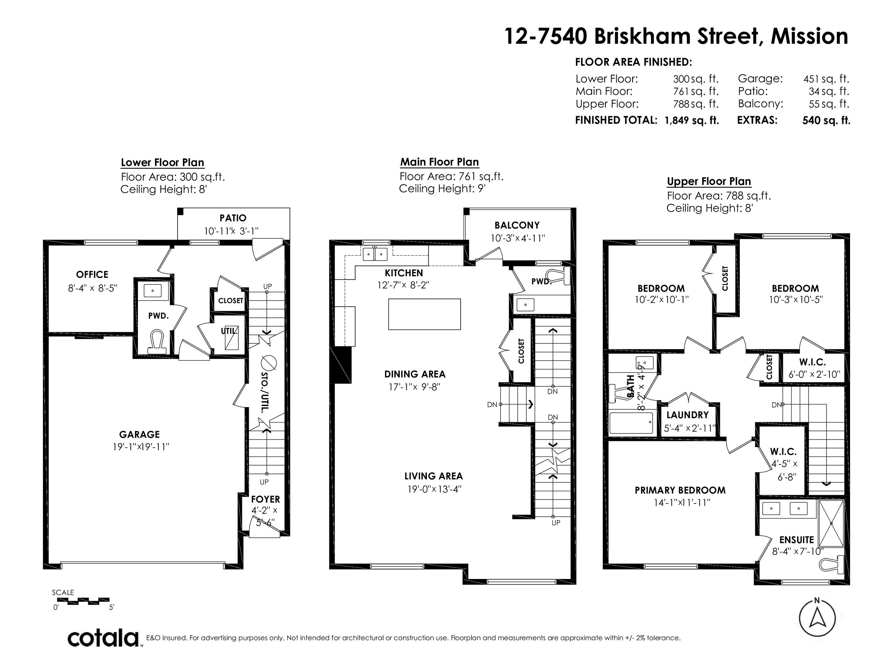 12-7540 Briskham Street, Mission, BC, V2V 3L8 - 3