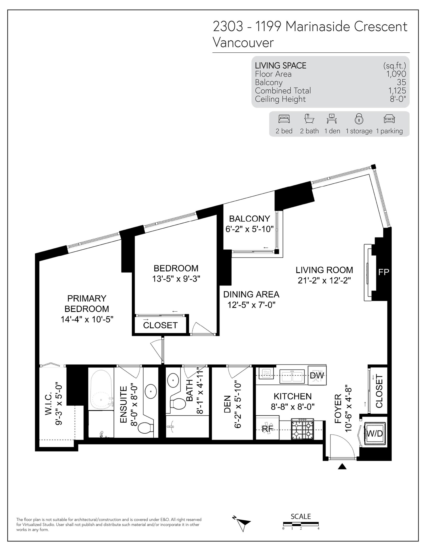 2303-1199 Marinaside Crescent, Vancouver, BC, V6Z 2Y2 - 27