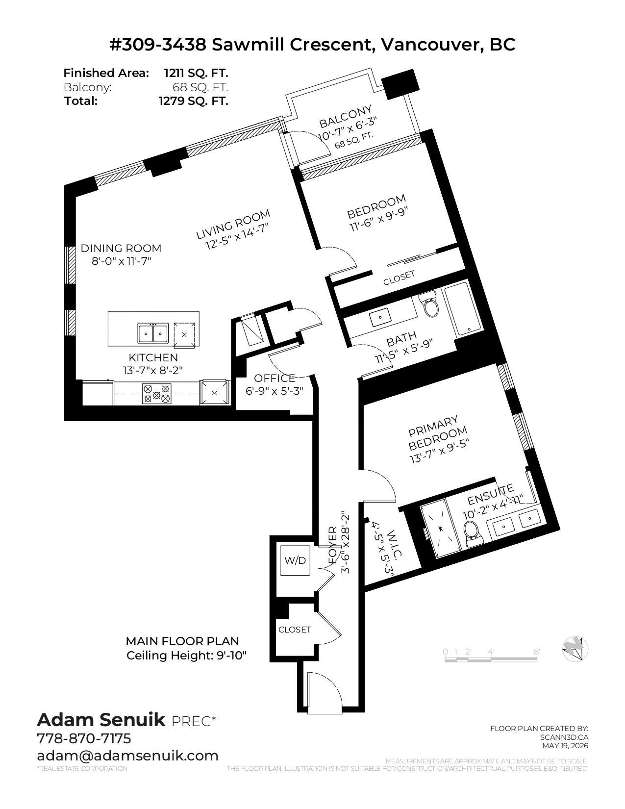 309-3438 Sawmill Crescent, Vancouver, BC, V5S 0E3 - 34