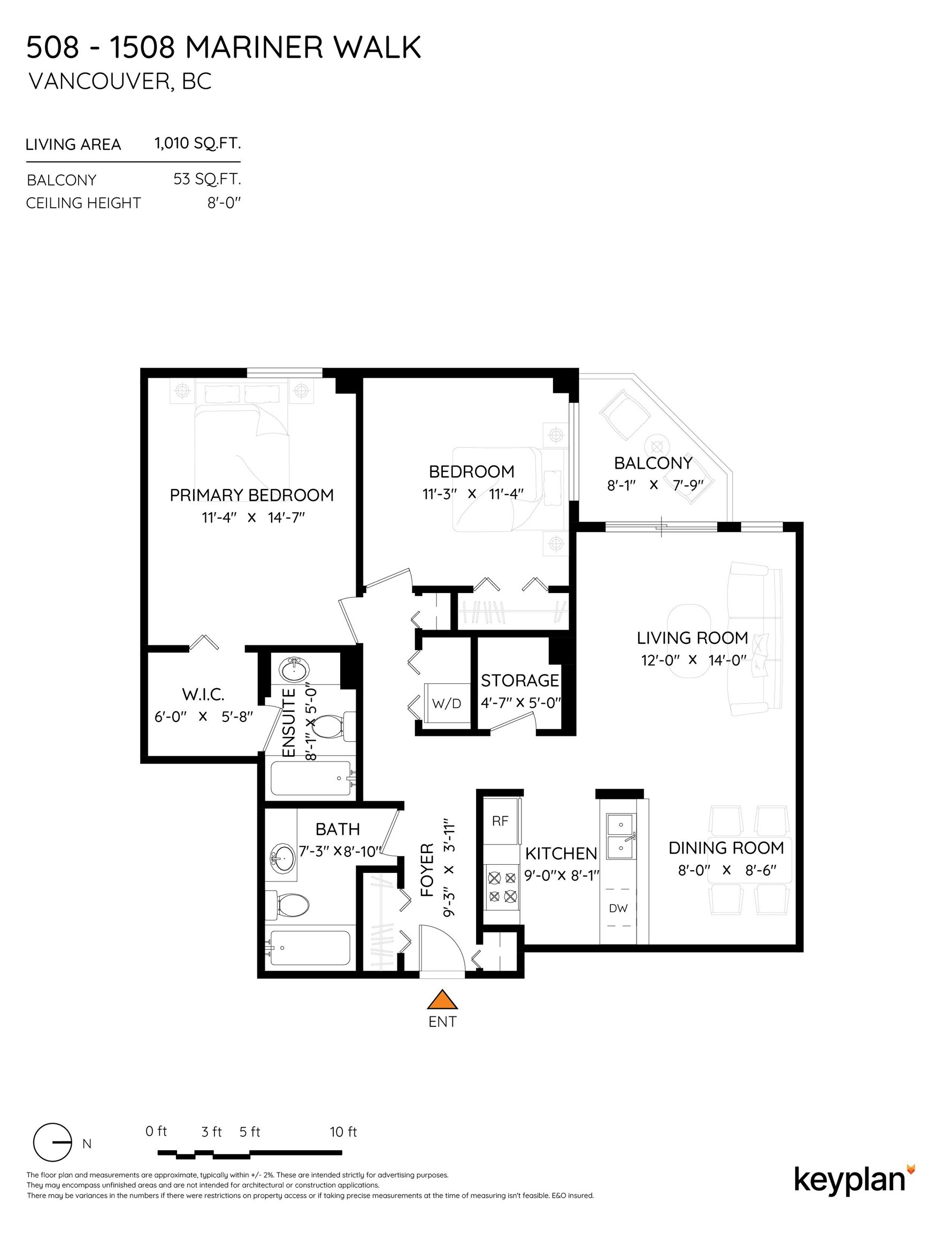 508-1508 Mariner Walk, Vancouver, BC, V6J 4X9 - 26