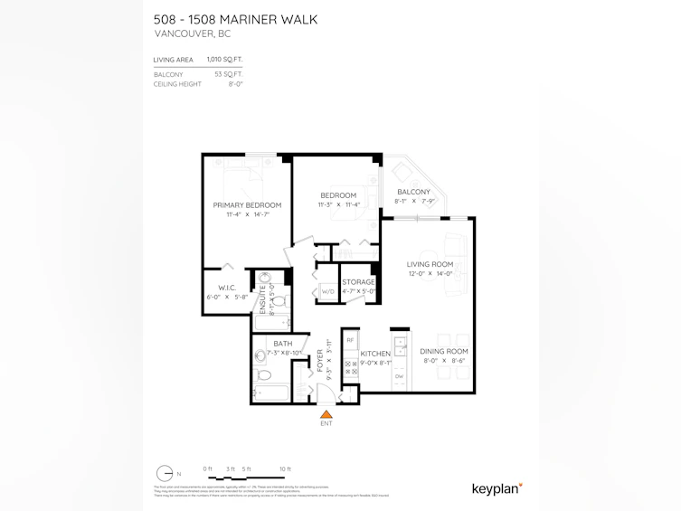 508-1508 Mariner Walk, Vancouver, BC, V6J 4X9 - 26